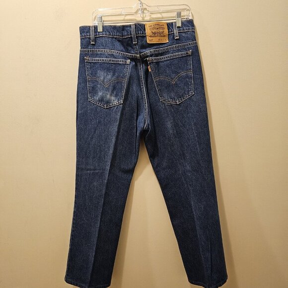 Vintage Men's 90s LEVI’S 517 Jeans Orange Tab Made in USA 36 X 30. 100% Cotton. - Picture 2 of 6